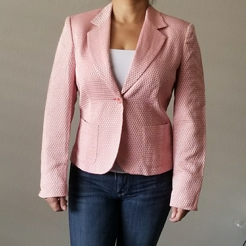 NWOT •TALBOTS • PINK BLAZER • SIZE 10 •